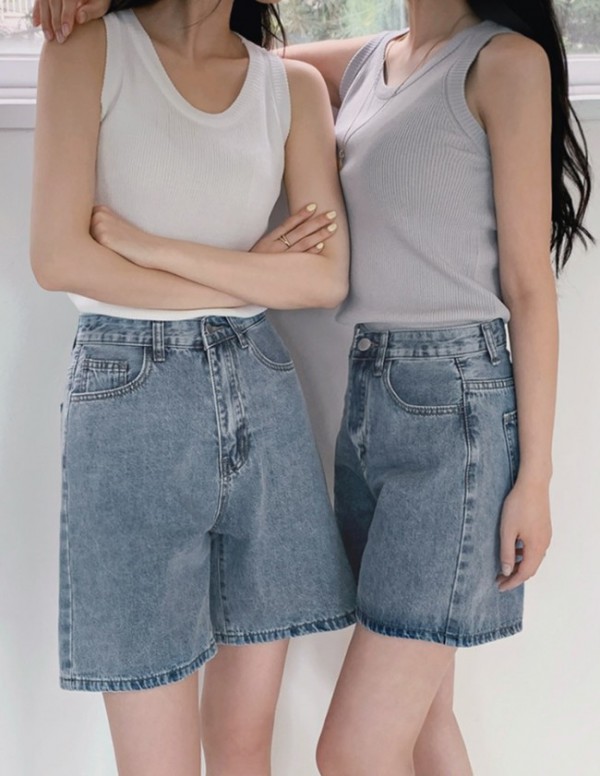 Những công thức diện quần short jeans đẹp bất bại