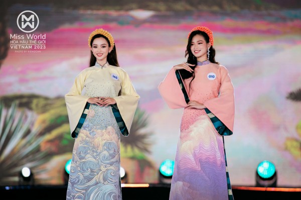 Mãn nhãn BST "Sóng" của NTK Việt Hùng trong đêm CK Miss World Vietnam 2023