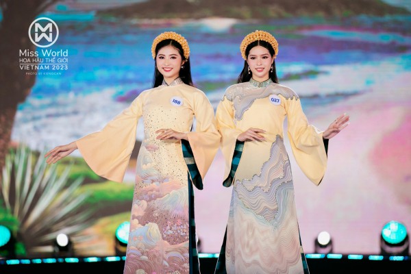 Mãn nhãn BST "Sóng" của NTK Việt Hùng trong đêm CK Miss World Vietnam 2023