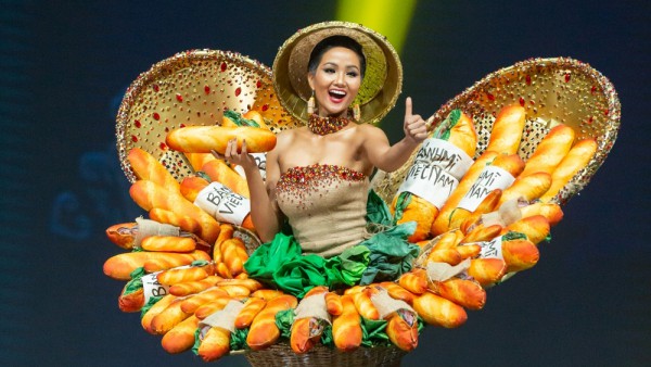 Quảng bá ẩm thực Việt qua trang phục dân tộc ở Miss Universe