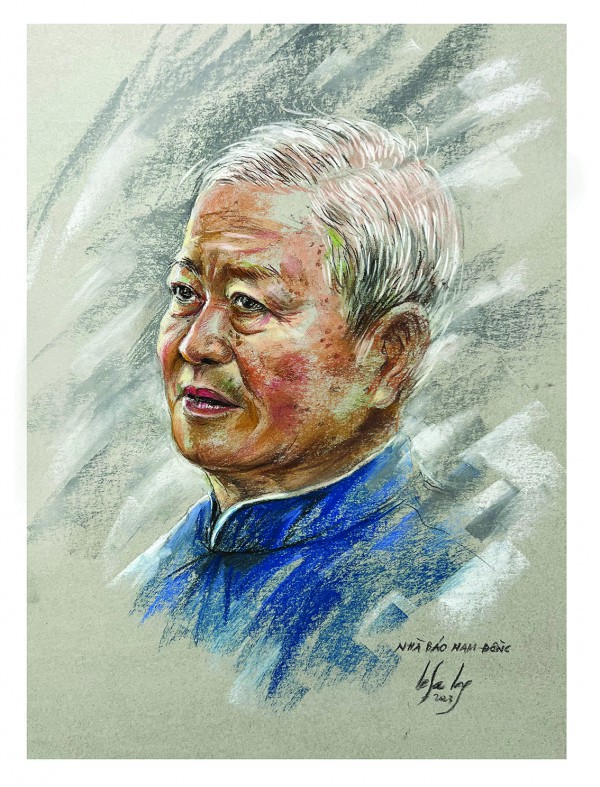 Các nhà báo nổi tiếng qua nét vẽ của họa sĩ Lê Sa Long