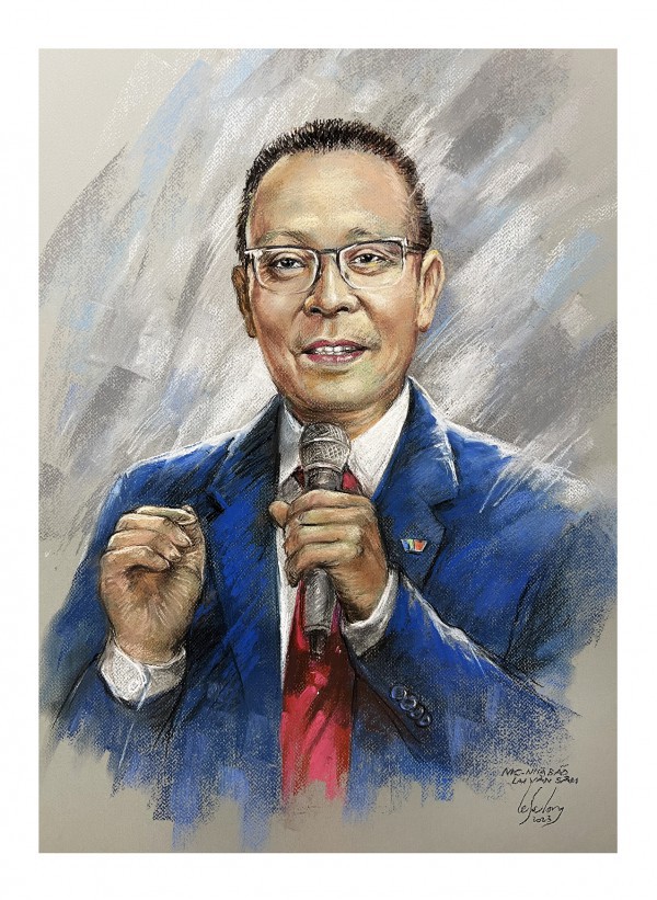 Các nhà báo nổi tiếng qua nét vẽ của họa sĩ Lê Sa Long