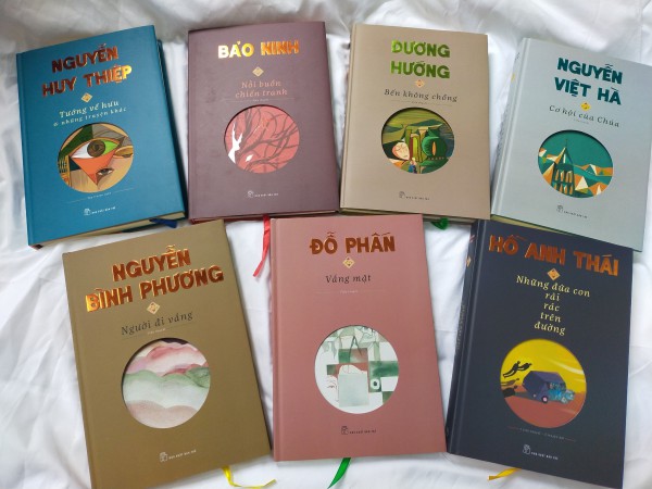 Các nhà văn Hồ Anh Thái, Bảo Ninh, Dương Hướng 