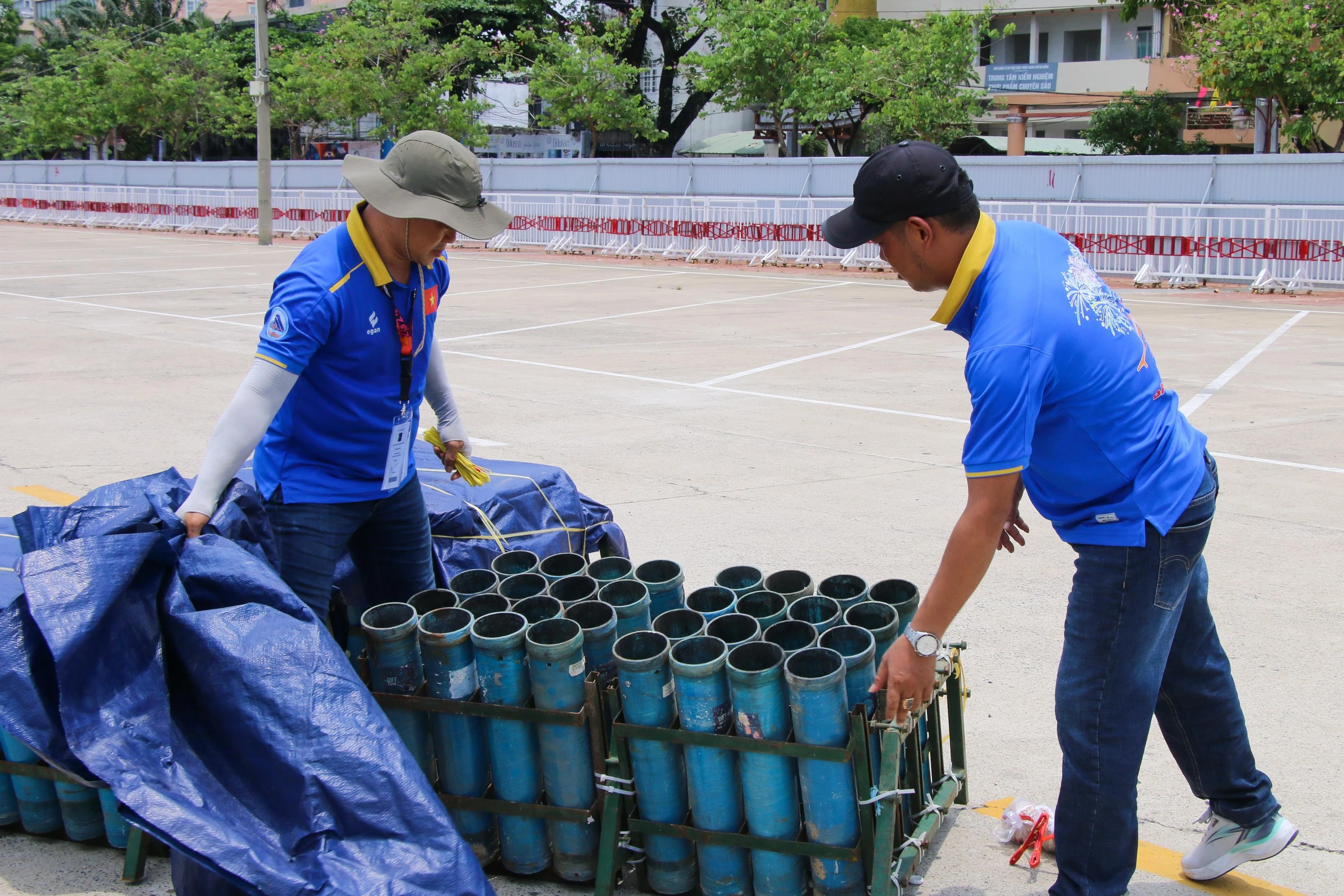 Cận cảnh 'pháo đài' của 2 đội Pháp - Việt Nam trước giờ khai hỏa DIFF 2024