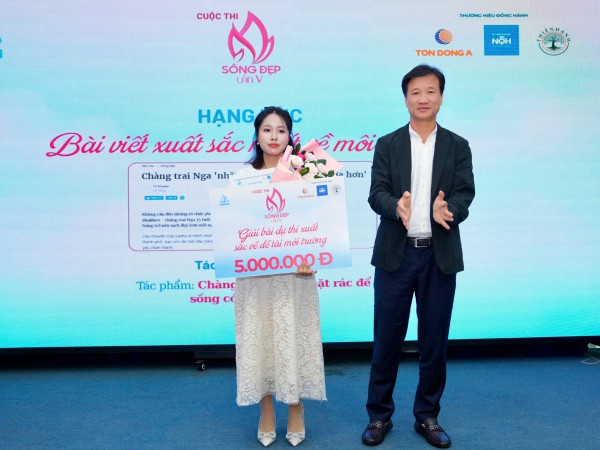 Chàng trai 9X gắn bó với 'Sống đẹp' vì lý do đặc biệt