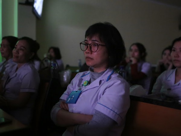 Chiếu miễn phí phim 'Mưa đỏ' ở bệnh viện Chiếu miễn phí phim 'Mưa đỏ' ở bệnh viện