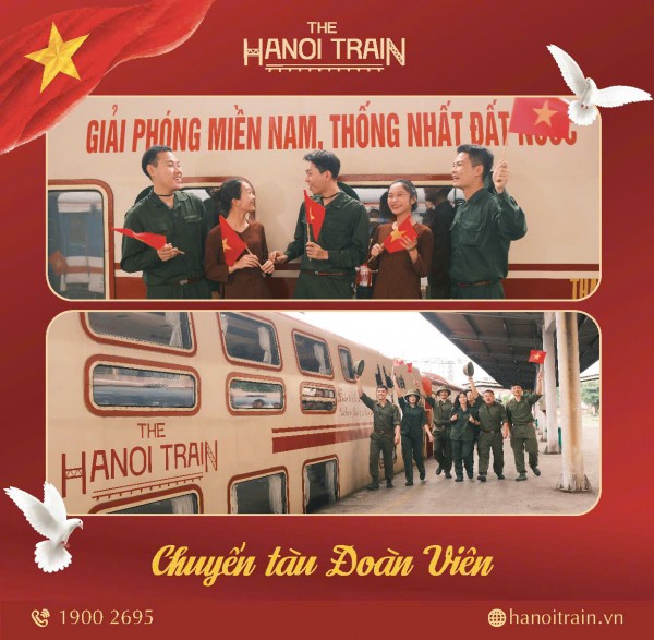 Chuyến tàu đoàn viên Hà Nội 5 Cửa Ô mừng 30.4