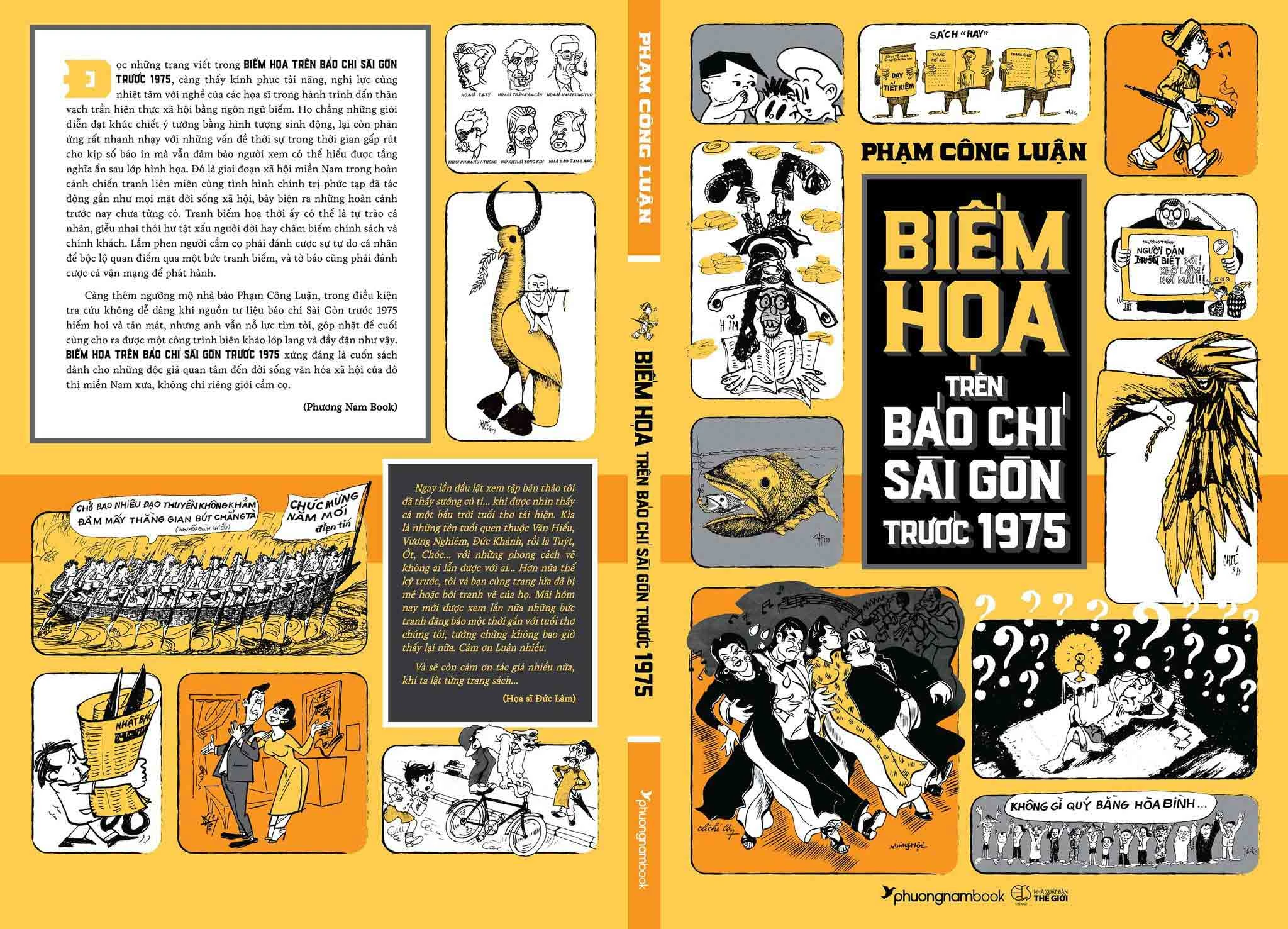 Cuốn sách khảo cứu công phu về biếm họa trên báo chí Sài Gòn trước 1975