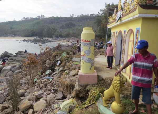 Di tích Sa Huỳnh hư hại vì bão Di tích Sa Huỳnh hư hại vì bão