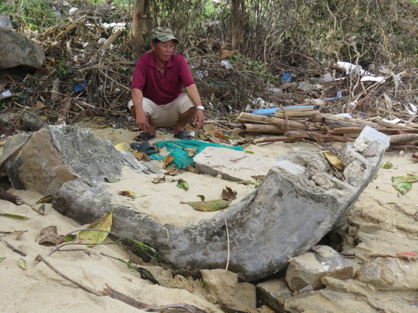 Di tích Sa Huỳnh hư hại vì bão Di tích Sa Huỳnh hư hại vì bão