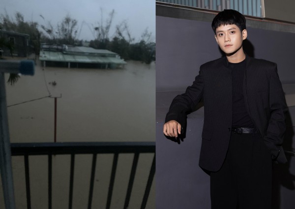 Diễn viên Đình Khang 'Mưa đỏ' cầu cứu vì cha mẹ mắc kẹt trong vùng lũ