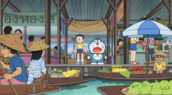 Doraemon sang Việt Nam du lịch: Nobita đội nón lá, Shizuka mặc áo dài