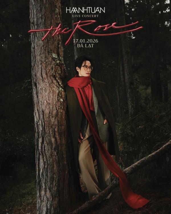 Hà Anh Tuấn công bố concert 'The Rose' tại Đà Lạt