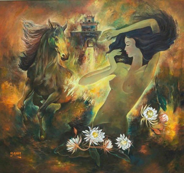 Họa sĩ Văn Y với triển lãm tranh ‘Dạ lai hương’