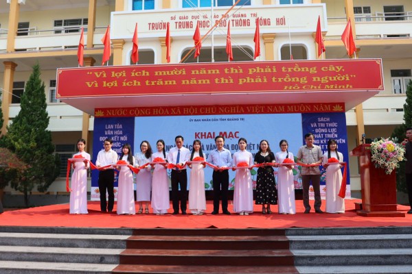 Hơn 1.000 học sinh Quảng Trị hào hứng với Ngày sách và văn hóa đọc