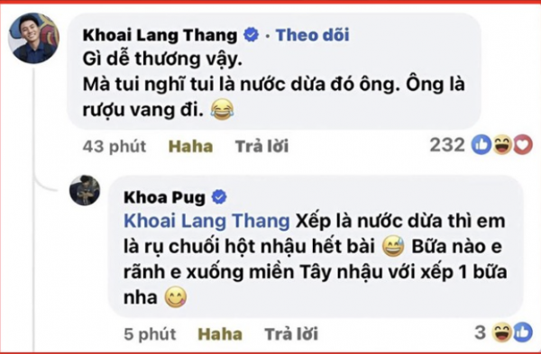 Khoai Lang Thang, Khoa Pug lên tiếng khi bị kéo vào ồn ào 'dìm đồng nghiệp'