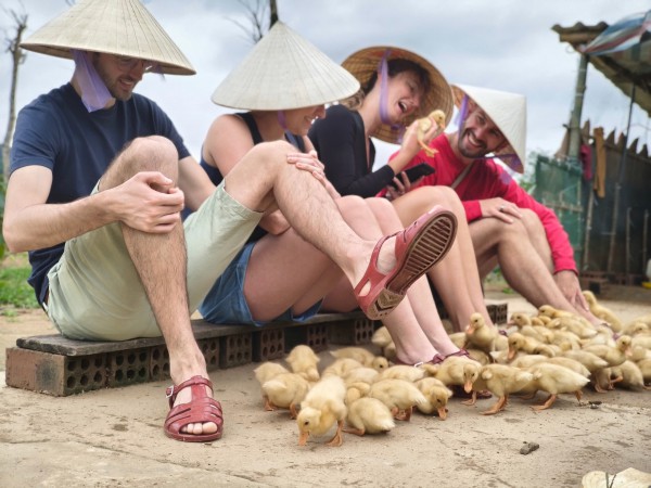 Làm du lịch từ những điều khác biệt: 'Massage vịt' hút khách Tây đến miền di sản