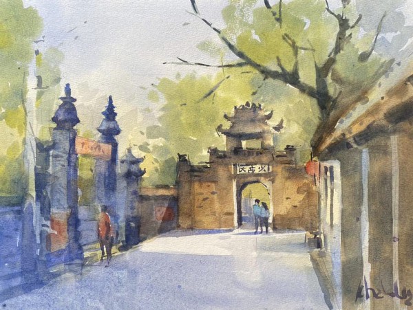 Làng Ước Lễ ở Hà Nội ăn tết 2 lần, có cổng làng như cổng thành