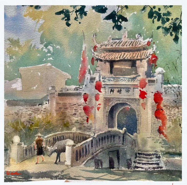 Làng Ước Lễ ở Hà Nội ăn tết 2 lần, có cổng làng như cổng thành