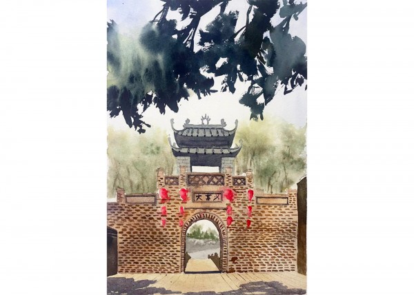 Làng Ước Lễ ở Hà Nội ăn tết 2 lần, có cổng làng như cổng thành