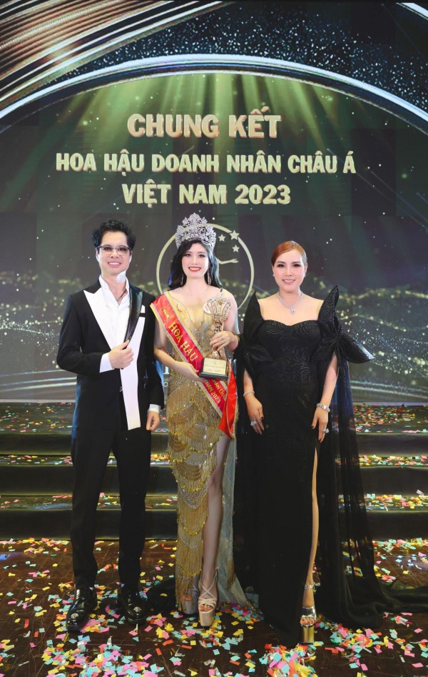 Người đẹp Lê Thị Thơ đăng quang Hoa hậu doanh nhân châu Á Việt Nam 2023