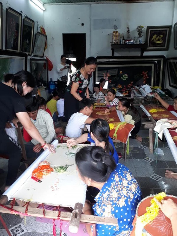 Người nghệ nhân khuyết tật giữ hồn chỉ lụa Người nghệ nhân khuyết tật giữ hồn chỉ lụa