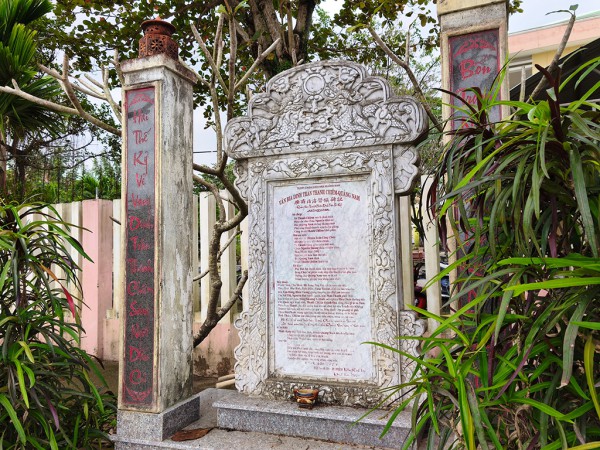 Phác thảo Công viên Dinh trấn Thanh Chiêm