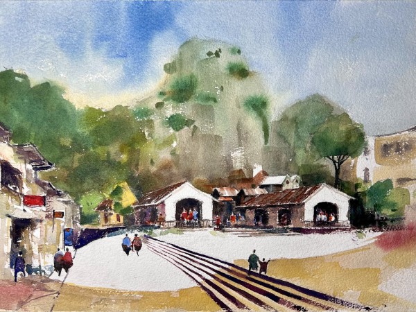 Phố cổ Đồng Văn - chợ đá và nhà trình tường