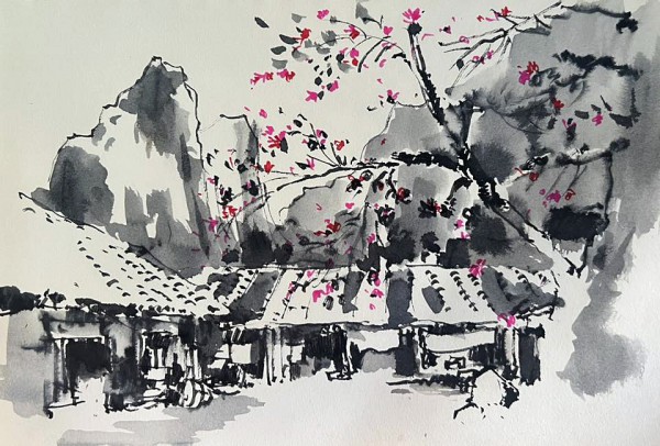 Phố cổ Đồng Văn - chợ đá và nhà trình tường