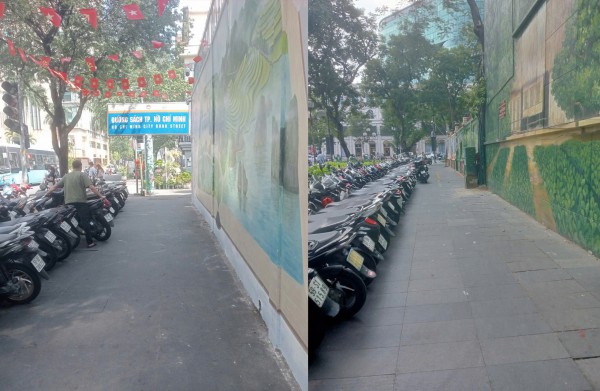 Phường Sài Gòn nói về đề nghị thu hồi giấy phép bãi giữ xe Đường sách TP.HCM