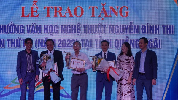 Quảng Ngãi trao Giải thưởng văn học nghệ thuật Nguyễn Đình Thi lần thứ 3