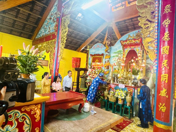 Sắc phong thần vua Tự Đức và câu chuyện báu vật ở đình Mỹ Hòa, Bà Điểm