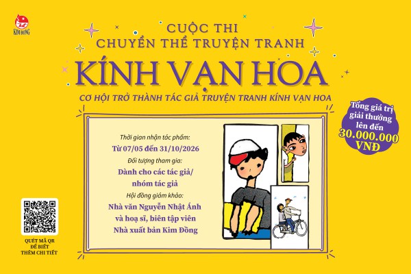 Sắp ra mắt truyện tranh 'Kính vạn hoa' mừng sinh nhật nhà văn Nguyễn Nhật Ánh