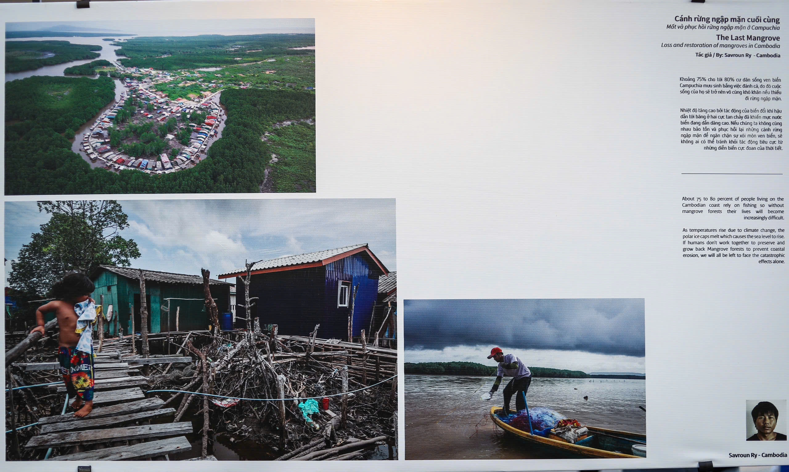 Triển lãm đặc biệt 'những khung hình về biến đổi khí hậu'