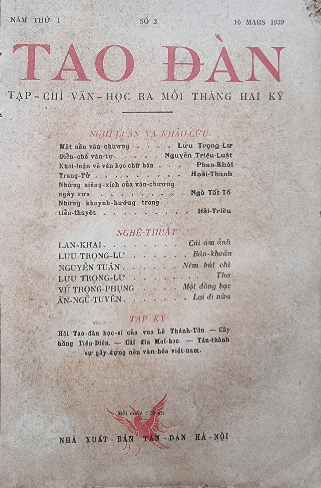 Triển lãm trực tuyến về báo chí Việt Nam trước 1945