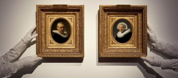 Đấu giá hai bức chân dung Rembrandt vẽ rất quý hiếm, trị giá hàng triệu USD