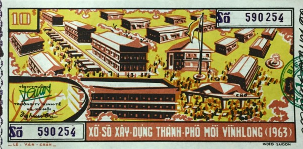 Độc lạ những tờ vé số kiến thiết xưa Độc lạ những tờ vé số kiến thiết xưa
