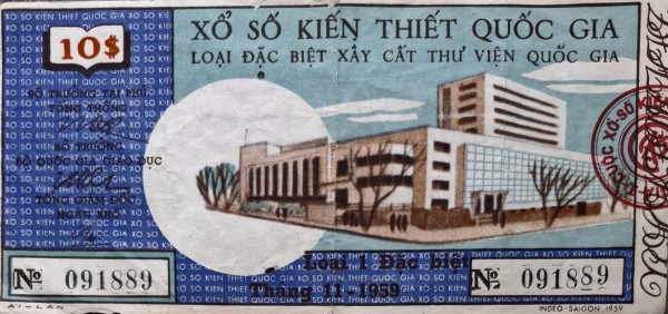 Độc lạ những tờ vé số kiến thiết xưa Độc lạ những tờ vé số kiến thiết xưa