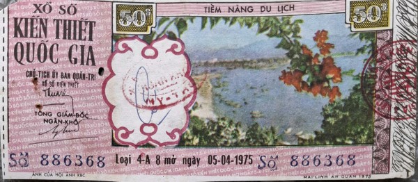 Độc lạ những tờ vé số kiến thiết xưa Độc lạ những tờ vé số kiến thiết xưa