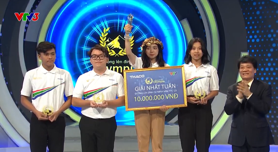 Hot girl THPT Phan Đình Phùng chiến thắng ấn tượng tại Đường lên đỉnh Olympia Hot girl THPT Phan Đình Phùng chiến thắng ấn tượng tại Đường lên đỉnh Olympia