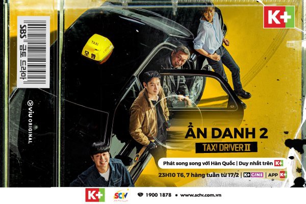 Series “Ẩn danh 2” (Taxi Driver 2) lên sóng độc quyền Truyền hình K+