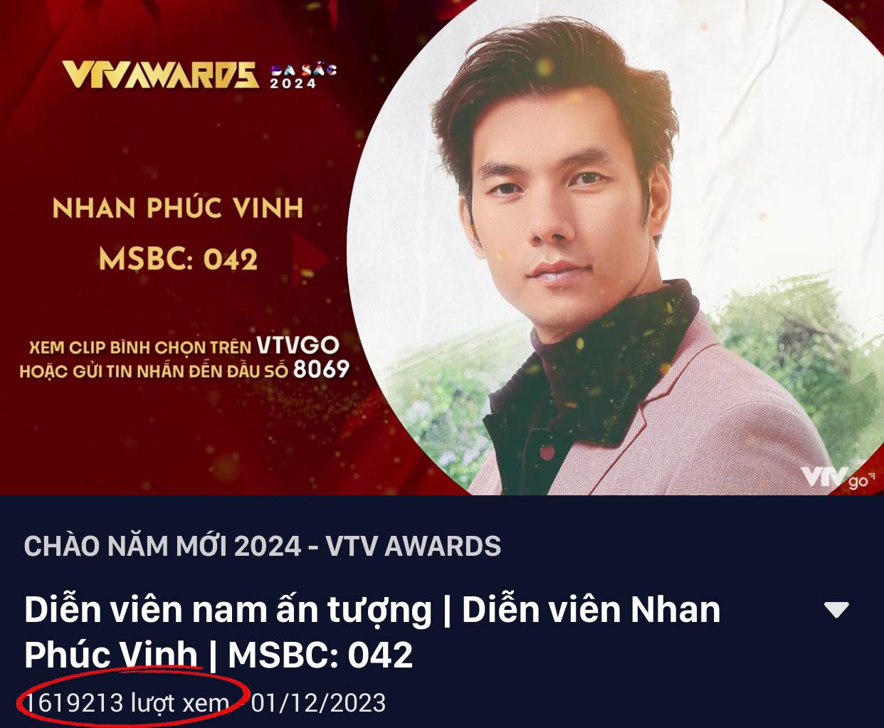 VTV Awards 2023: Nhan Phúc Vinh chiếm ưu thế trong dàn diễn viên nam ấn tượng