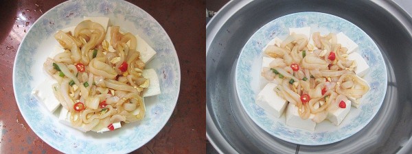 Bữa tối không dầu mỡ mà cực ngon với món đậu hũ hấp mực siêu hấp dẫn Bữa tối không dầu mỡ mà cực ngon với món đậu hũ hấp mực siêu hấp dẫn