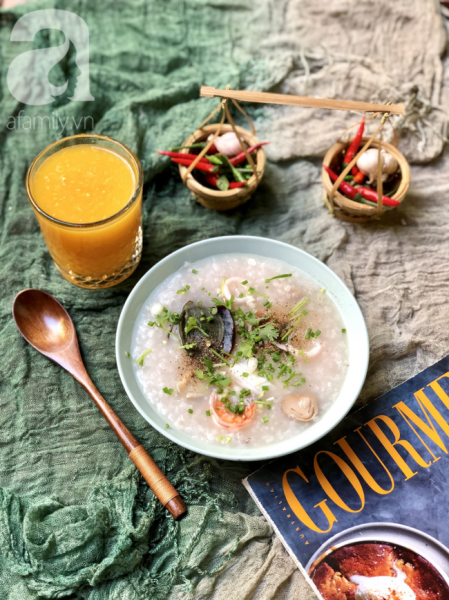 Chồng tôi rất ghét ăn cháo, nhưng duy nhất món cháo này thì khen ngon ăn liền 2 bát! Chồng tôi rất ghét ăn cháo, nhưng duy nhất món cháo này thì khen ngon ăn liền 2 bát!