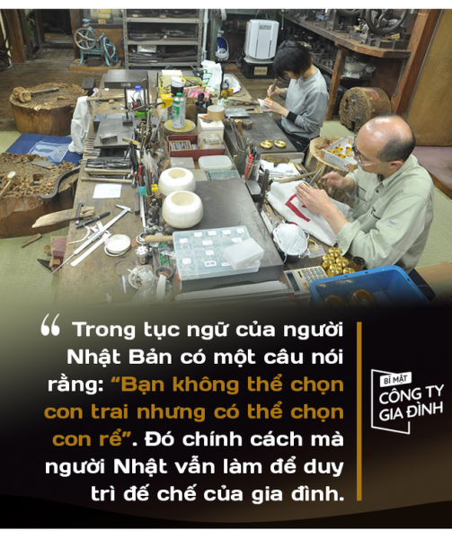 Bí mật trường tồn của những công ty gia đình Nhật Bản: Sẵn sàng loại con đẻ, chọn người dưng kế vị Bí mật trường tồn của những công ty gia đình Nhật Bản: Sẵn sàng loại con đẻ, chọn người dưng kế vị