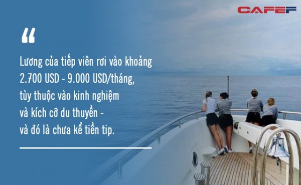 “Vén màn” công việc của các tiếp viên trên siêu du thuyền: Mức lương mơ ước 9.000 USD/tháng nhưng phải đáp ứng đủ yêu cầu khắt khe! “Vén màn” công việc của các tiếp viên trên siêu du thuyền: Mức lương mơ ước 9.000 USD/tháng nhưng phải đáp ứng đủ yêu cầu khắt khe!
