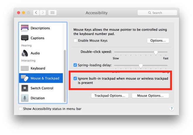 Làm thế nào để tắt bàn rê chuột tích hợp trên laptop?