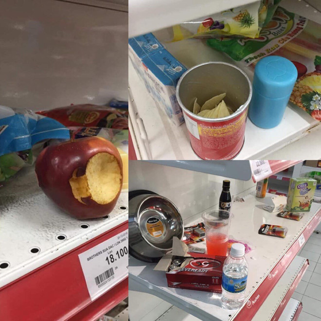 Giành giật đồ khi siêu thị Auchan xả hàng: Bức xúc và xấu hổ