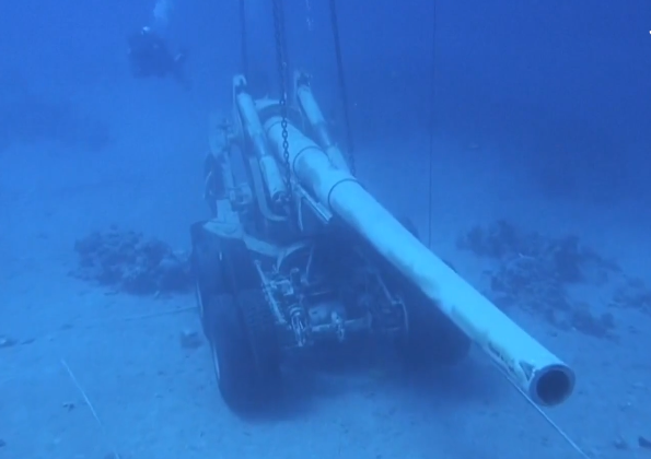 Jordan nhận chìm xe tăng, trực thăng để mở bảo tàng dưới biển Jordan nhận chìm xe tăng, trực thăng để mở bảo tàng dưới biển